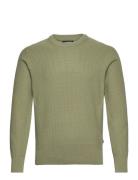 Arthur Knit Org Cotton Designers Knitwear Round Necks Khaki Green J. L...