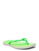 Hav. Square Glitter Neon Shoes Summer Shoes Sandals Flip Flops Green H...