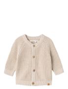 Nbnemlen Ls Knit Card Lil Noos Tops Knitwear Cardigans Cream Lil'Ateli...