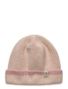 Beanie Knit Accessories Headwear Hats Beanie Pink Huttelihut