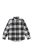 Levi's® Flannel Shirt Tops Shirts Long-sleeved Shirts Black Levi's