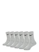 Nike Dri-Fit Crew Socks Sokker Strømper Grey Nike