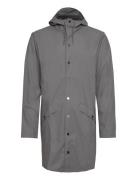 Long Jacket Outerwear Rainwear Rain Coats Grey Rains