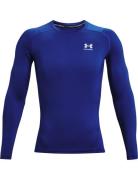 Ua Hg Armour Comp Ls Sport T-shirts Long-sleeved Blue Under Armour