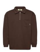 Wbdom Half-Zip Sweat Designers Sweat-shirts & Hoodies Sweat-shirts Bro...