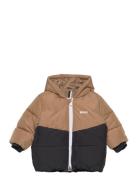 Puffer Jacket Fôret Jakke Brown BOSS