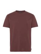 Sid Basic T-Shirt Tops T-shirts Short-sleeved Burgundy J. Lindeberg