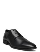 Uomo High Life B Shoes Business Laced Shoes Black GEOX