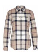 Barbour Bredon Check Tops Shirts Long-sleeved Beige Barbour