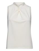 Rwsbillie Top Tops Blouses Sleeveless White Rosemunde