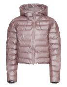 Lohja Short Puffer Jacket W3T2 Fôret Jakke Pink Rains