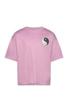 Tnlina Os S_S Tee Tops T-shirts Short-sleeved Pink The New