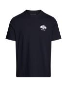 Small Crest Embro Tee Tops T-shirts Short-sleeved Navy Tommy Hilfiger