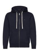 Essential Fleece Zip Through Tops Sweat-shirts & Hoodies Hoodies Navy ...