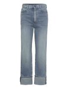 Tedie Ultra High Straight Bottoms Jeans Straight-regular Blue G-Star R...