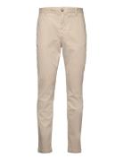 Jeffrey Brushed Chino Designers Trousers Chinos Beige Morris