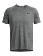 Ua Tech Textured Ss Tops T-shirts Short-sleeved Grey Under Armour