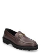 Lightweight Chunky Horsebit Loafer - Black Mokasiner Lave Sko Brown S....