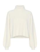 Mebagz Short Pullover Noos Tops Knitwear Turtleneck White Gestuz