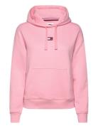 Tjw Bxy Badge Hoodie Tops Sweat-shirts & Hoodies Hoodies Pink Tommy Je...