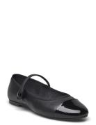 264-Dreux Cuir Vernis/Cuir Ballerinasko Ballerinaer Black Jonak Paris