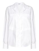 Peeja-M Tops Shirts Long-sleeved White MbyM