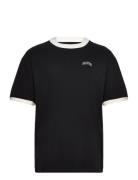 Hco. Guys Graphics Tops T-shirts Short-sleeved Black Hollister