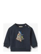 Sweatshirt Billy Tops Sweat-shirts & Hoodies Sweat-shirts Navy Wheat