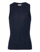 Top Tops T-shirts Sleeveless Navy Sofie Schnoor Young