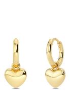 Barley Hoops Accessories Jewellery Earrings Hoops Gold Edblad