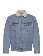 Sherpa Jacket Dongerijakke Denimjakke Blue Lee Jeans