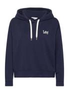 Essential Hoodie Tops Sweat-shirts & Hoodies Hoodies Navy Lee Jeans