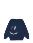 Bello Tops Knitwear Pullovers Navy Molo