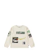 Rube Tops T-shirts Long-sleeved T-shirts Cream Molo