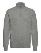 Barbour Essential Lambswool Half Zip Tops Knitwear Half Zip Jumpers Gr...