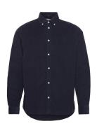 Kristian Corduroy Shirt Tops Overshirts Navy Les Deux