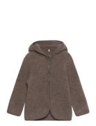 Jacket Ears Wool Fleece Outerwear Fleece Outerwear Fleece Jackets Brow...