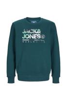 Jjluke Sweat Crew Neck Jnr Tops Sweat-shirts & Hoodies Sweat-shirts Gr...