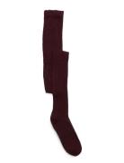 Tights Pointelle Tights Burgundy MarMar Copenhagen