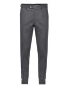 Denz Turn Up Trousers Bottoms Trousers Formal Grey Oscar Jacobson