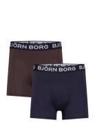 Bamboo Cotton Blend Boxer 2P Boksershorts Navy Björn Borg