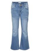 Vmriver Hr Flared Dnm Jeans Yo358 Girl Bottoms Jeans Wide Jeans Blue V...