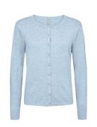 Sc-Dollie Tops Knitwear Cardigans Blue Soyaconcept