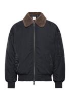 Over D Flight Bomber Jacket Bomberjakke Jakke Black GANT