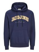 Jjecaleb Varsity Sweat Hood Noos Tops Sweat-shirts & Hoodies Hoodies N...