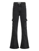 Cargo Jeans Bottoms Jeans Regular Jeans Black Mango