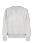 Raglan Crew Sws Tops Sweat-shirts & Hoodies Sweat-shirts Grey Lee Jean...