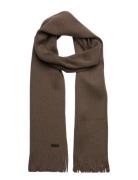 Albas Accessories Scarves Winter Scarves Brown BOSS