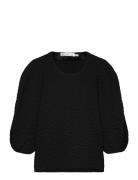 Mellyiw Blouse Tops Blouses Long-sleeved Black InWear