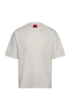 Dinkee Tops T-shirts Short-sleeved Cream HUGO